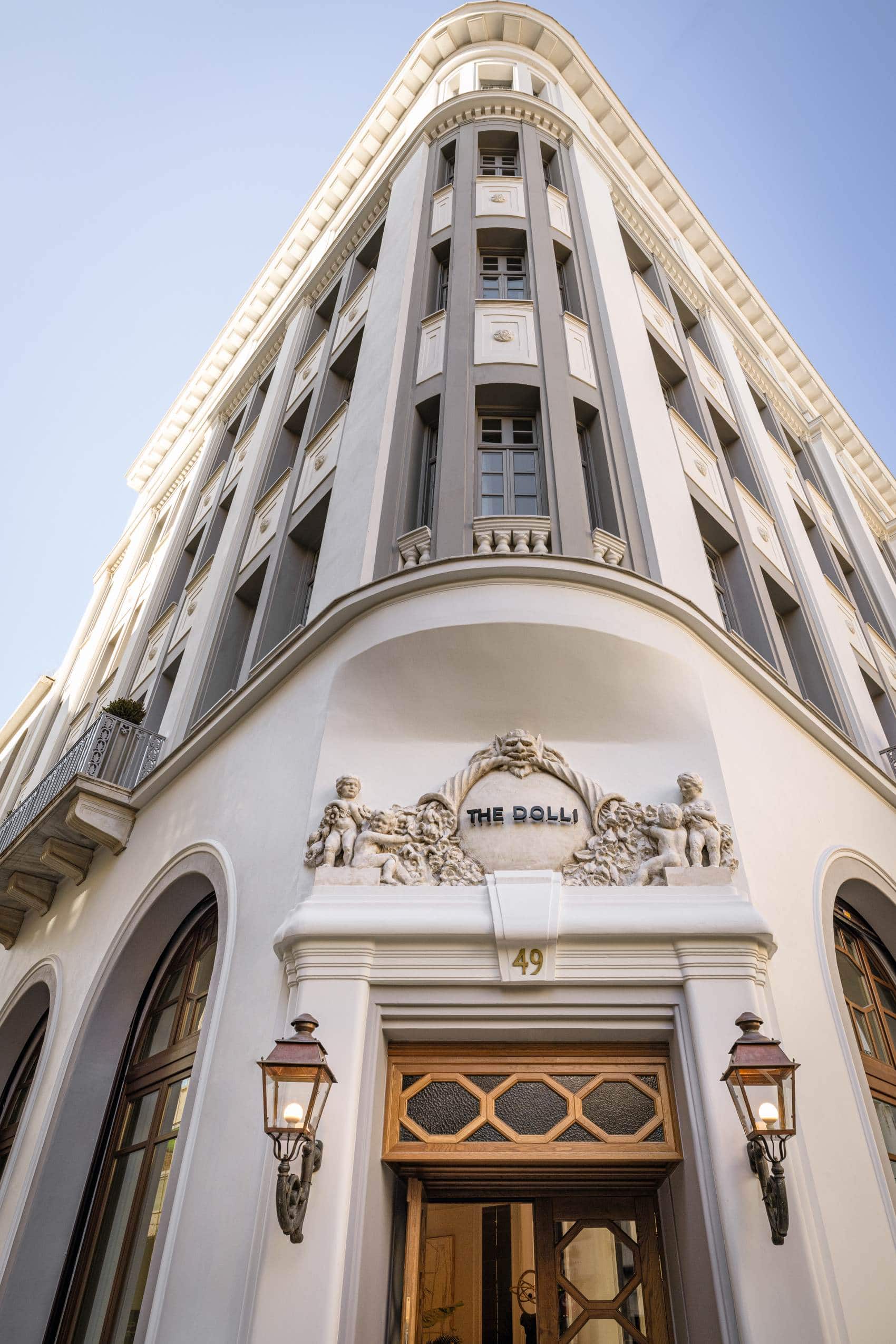 Fassade Eingang The Dolli Hotel Athen