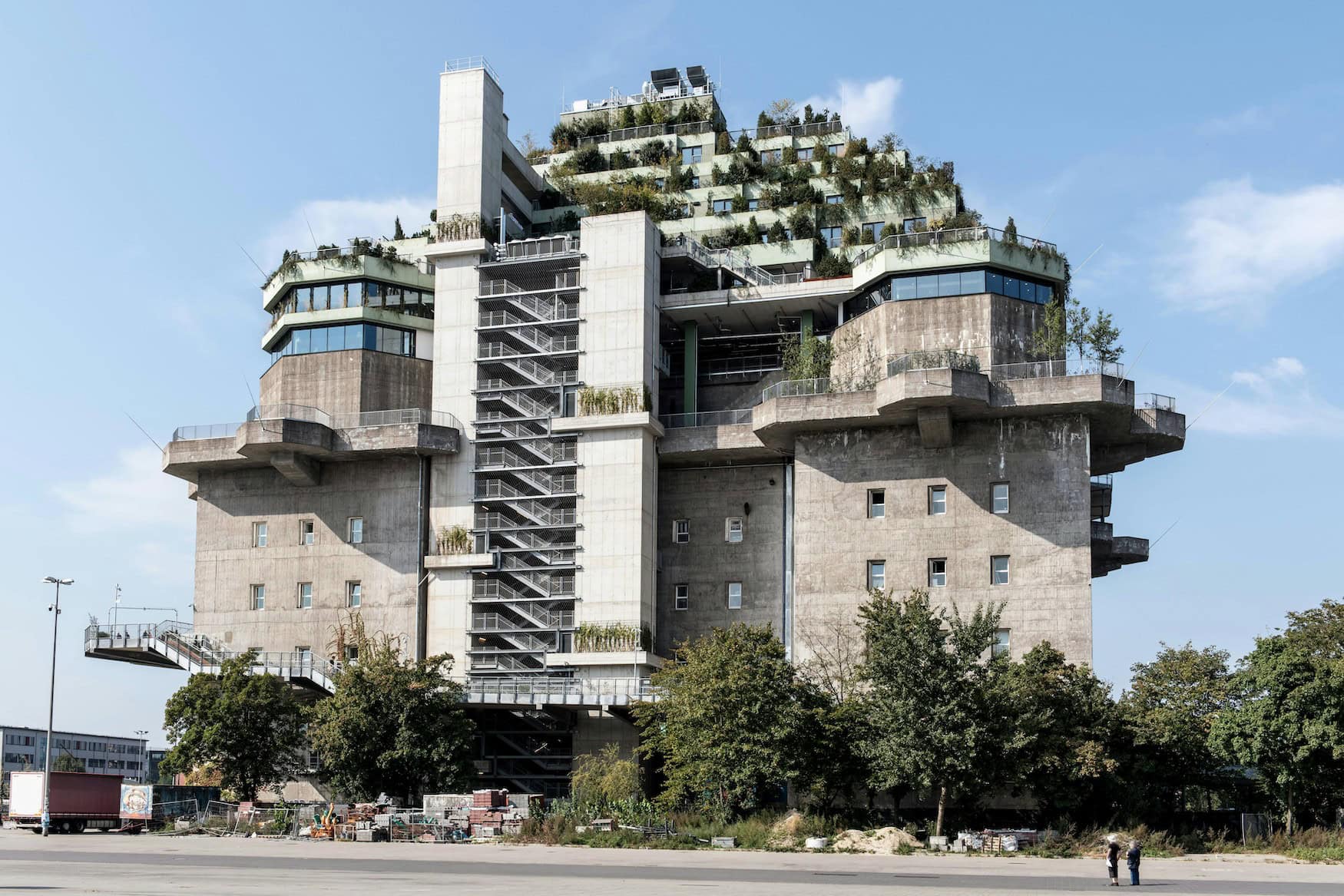Bunker mit Hotel in Hamburg