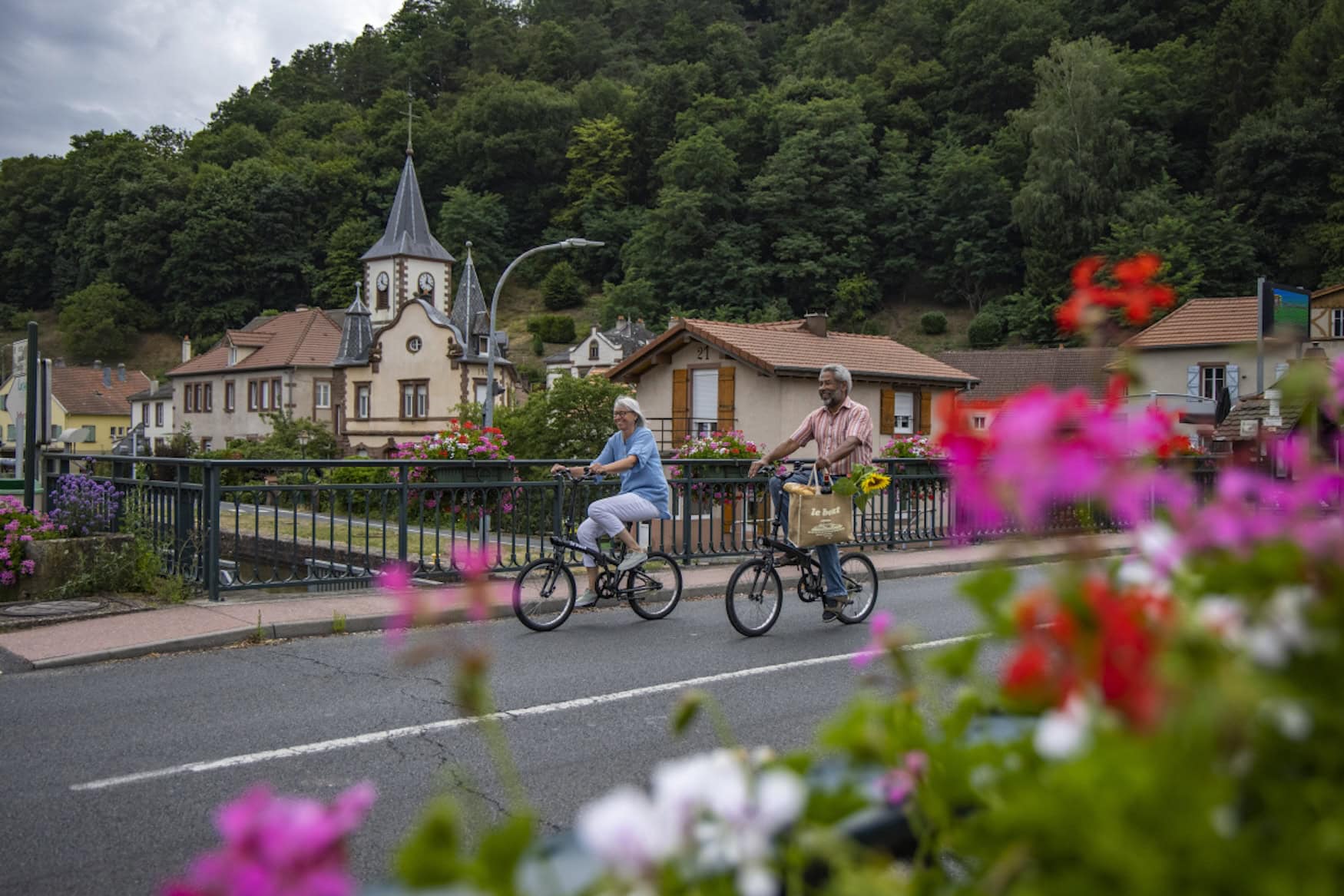 mit Le Boat und dem Fahrrad zu den Märkten im Elsass