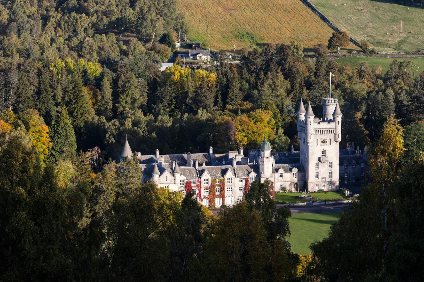 Schloss in den Highlands in Schottland