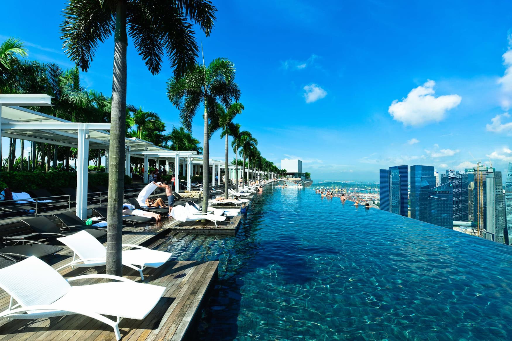 Pool im Marina Bay Sands Singapur