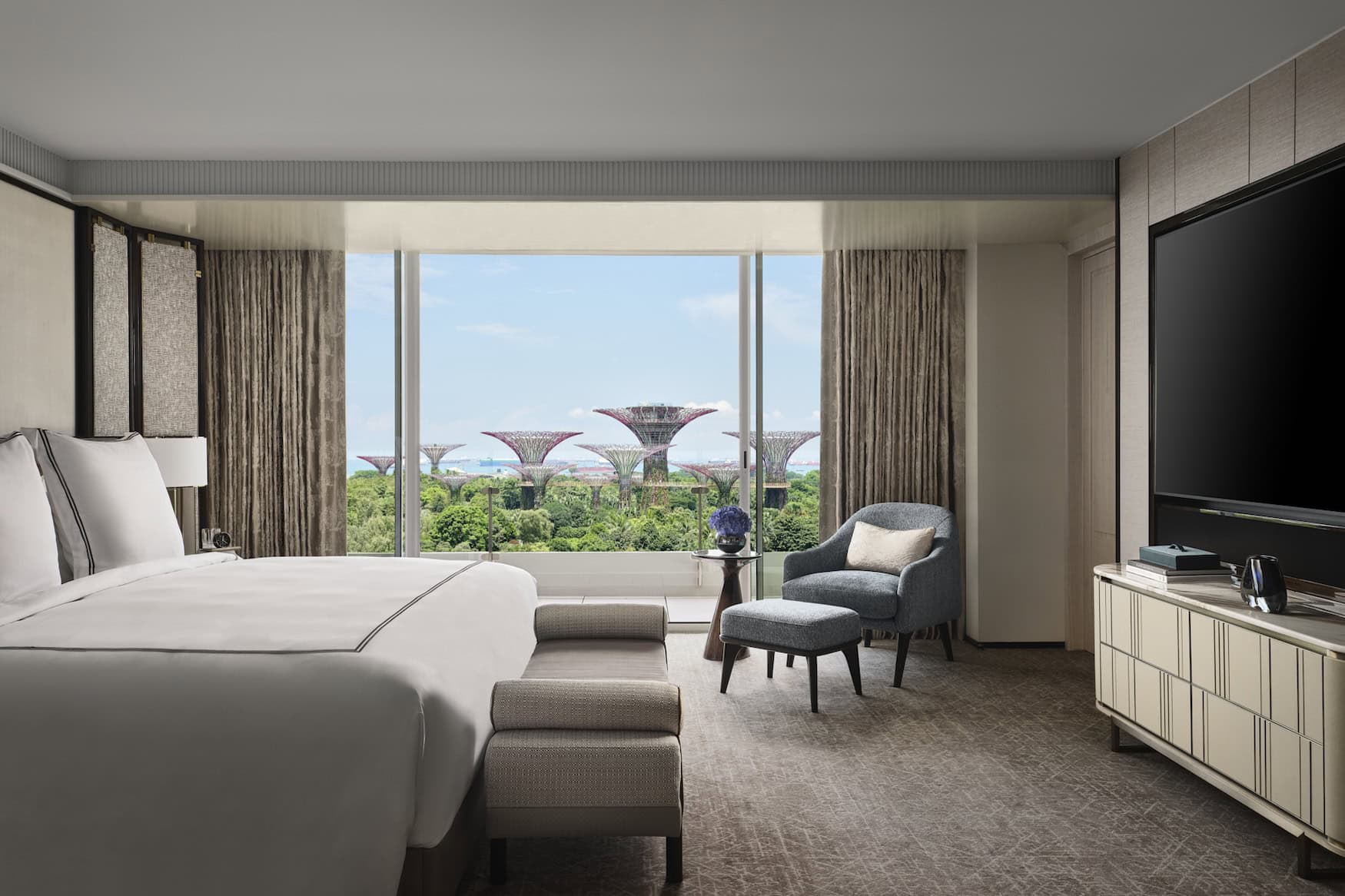 Zimmer mit Blick auf Gardens by the Bay