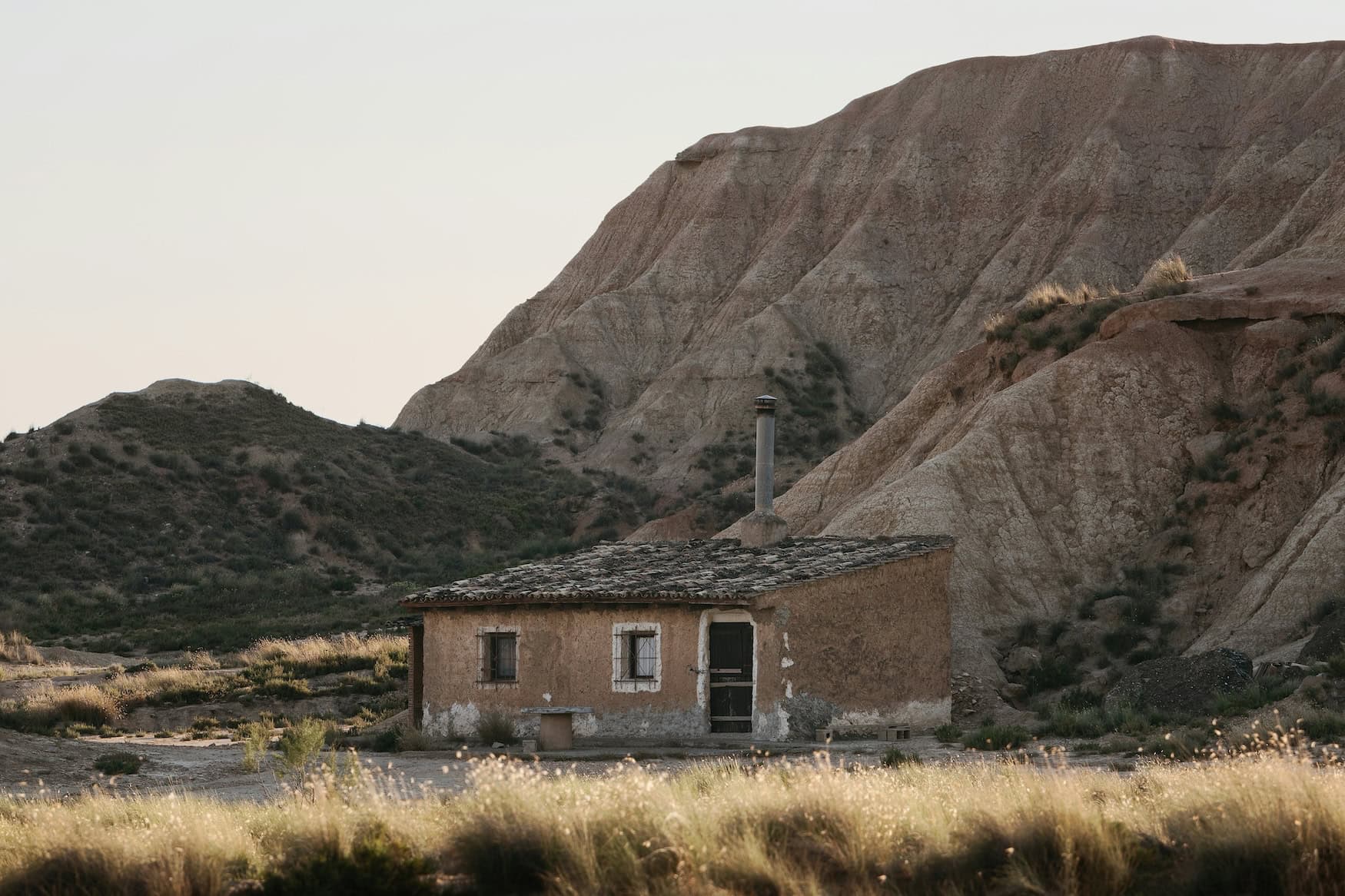 Haus in den Bergen in Bardenas Reales