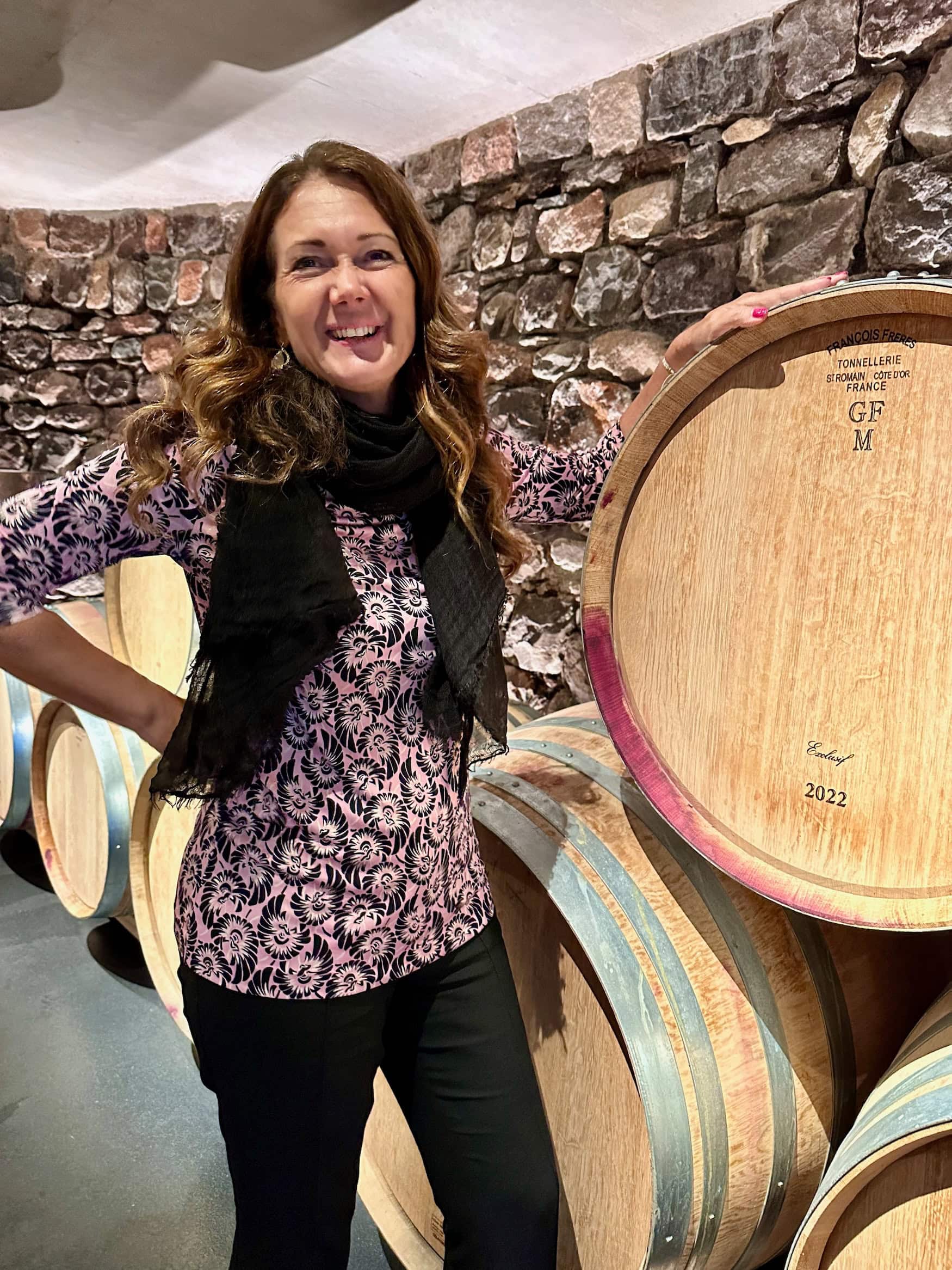 Gaby Gianini auf ihrem Weingut