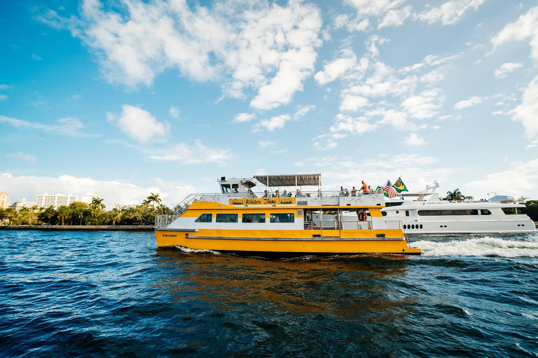 Water Taxi beim Familienurlaub in Florida