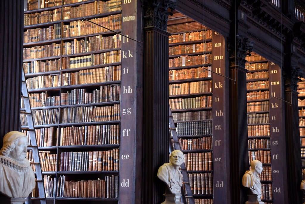 Trinity College Library in Dublin