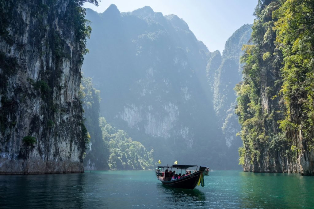 Kalksteinfelsen in Thailand