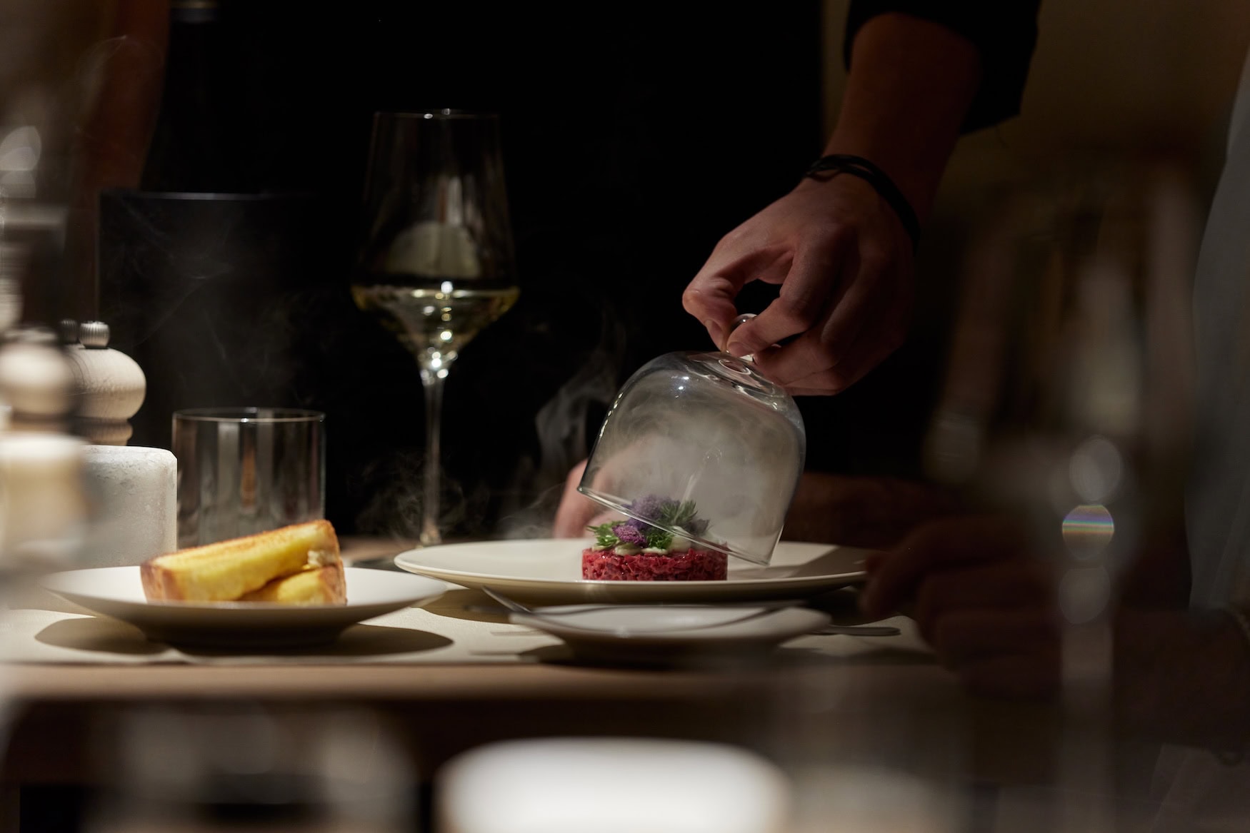 Gericht im fink Restaurant in Südtirol