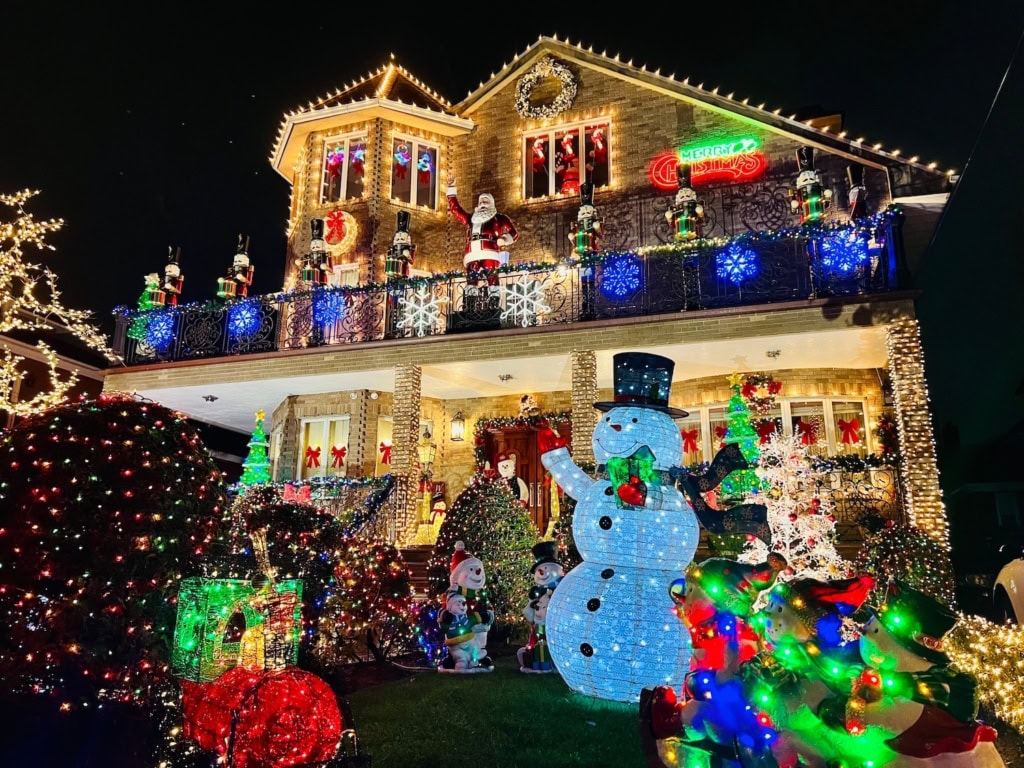 Weihnachtsbeleuchtung in New York