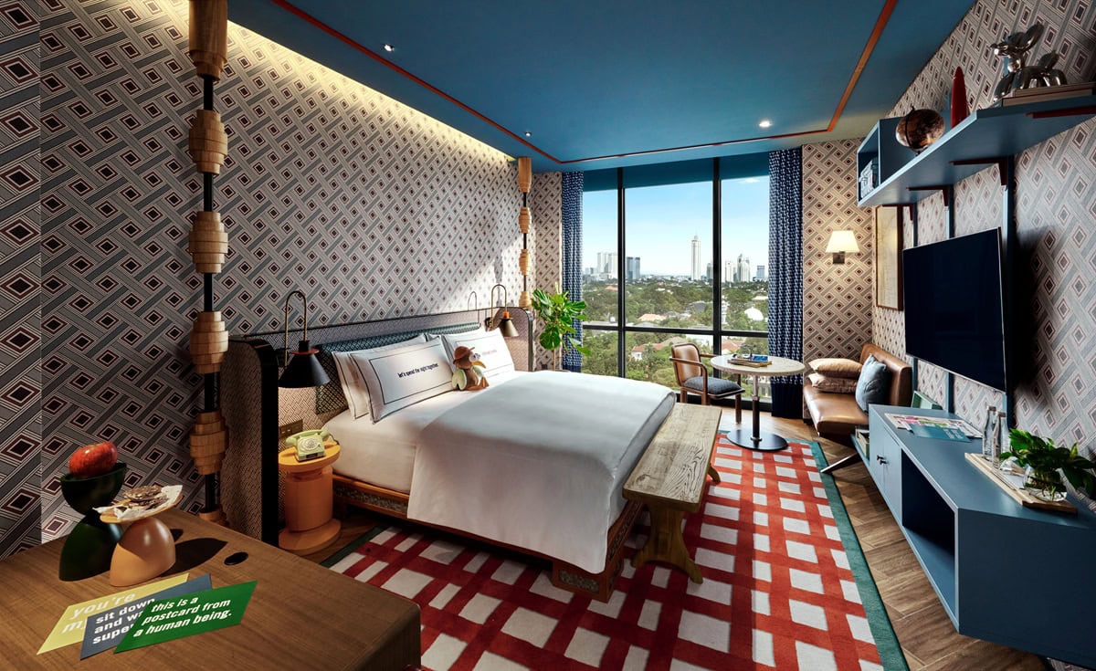Zimmer im 25hours Hotel The Oddbird Jakarta