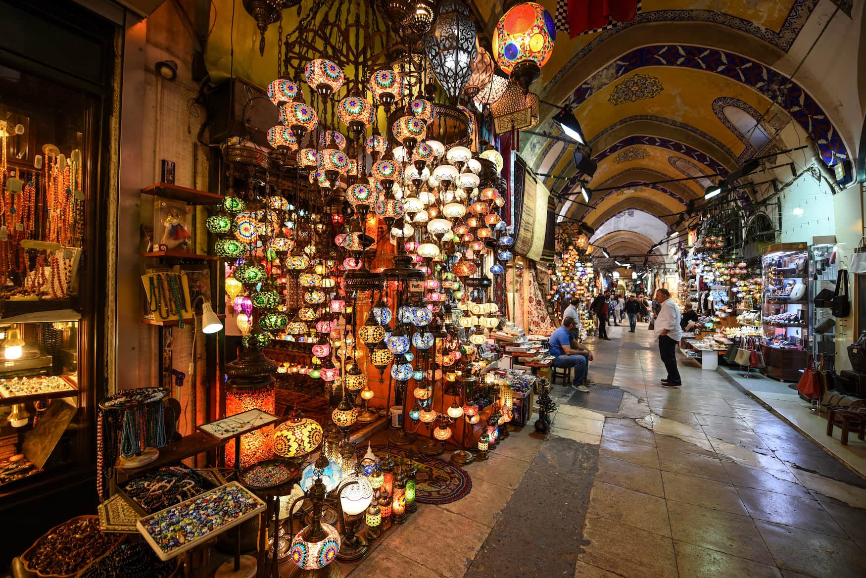 der Große Bazaar in Istanbul