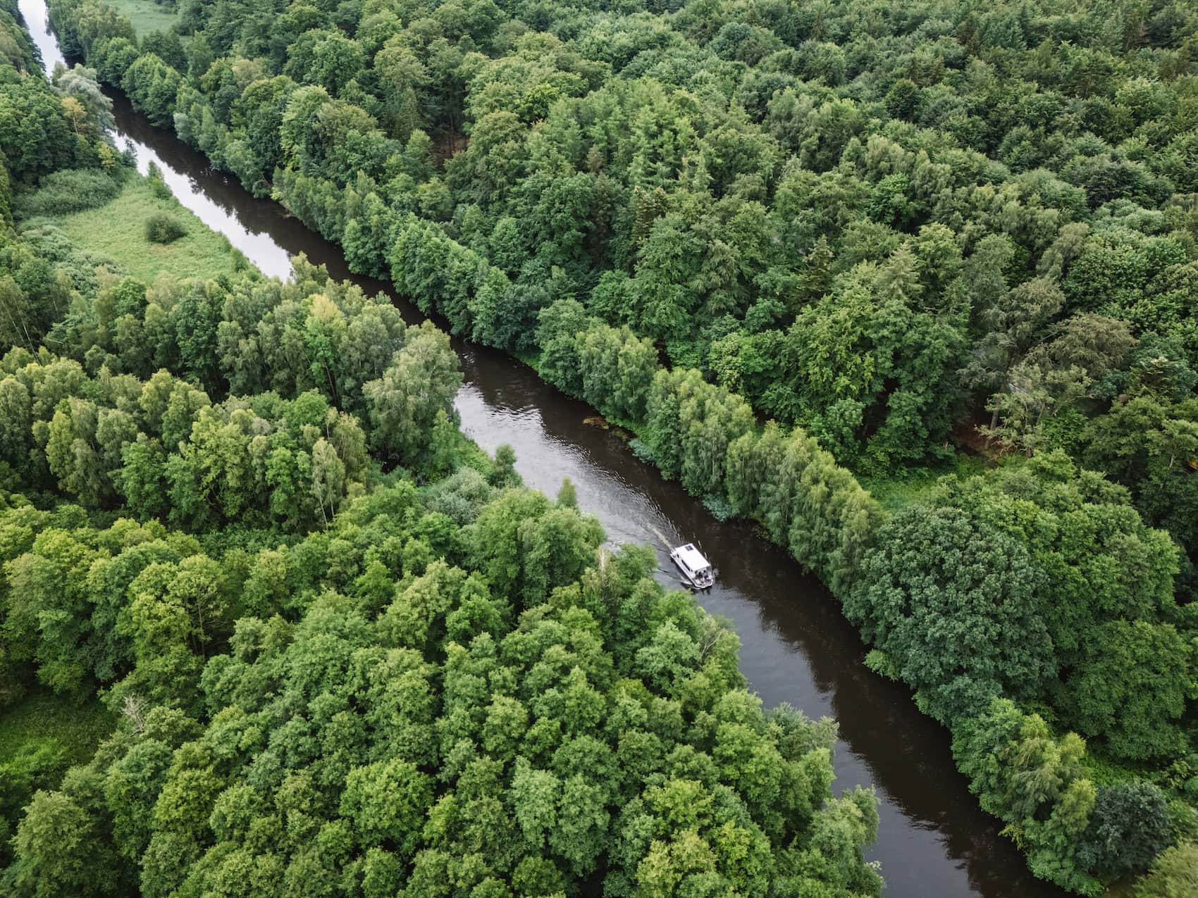 Die Elde ist der längste Fluss Mecklenburg-Vorpommerns. Wasserwandern dringend empfohlen. I Foto: TMV/Gross