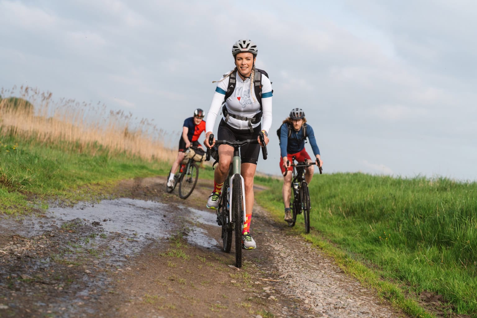 Radfahren mit Gravelbikes im Peenetal