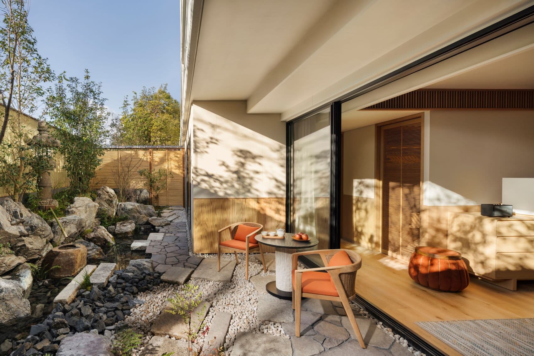 Suite-Terrasse im Six Senses Kyoto