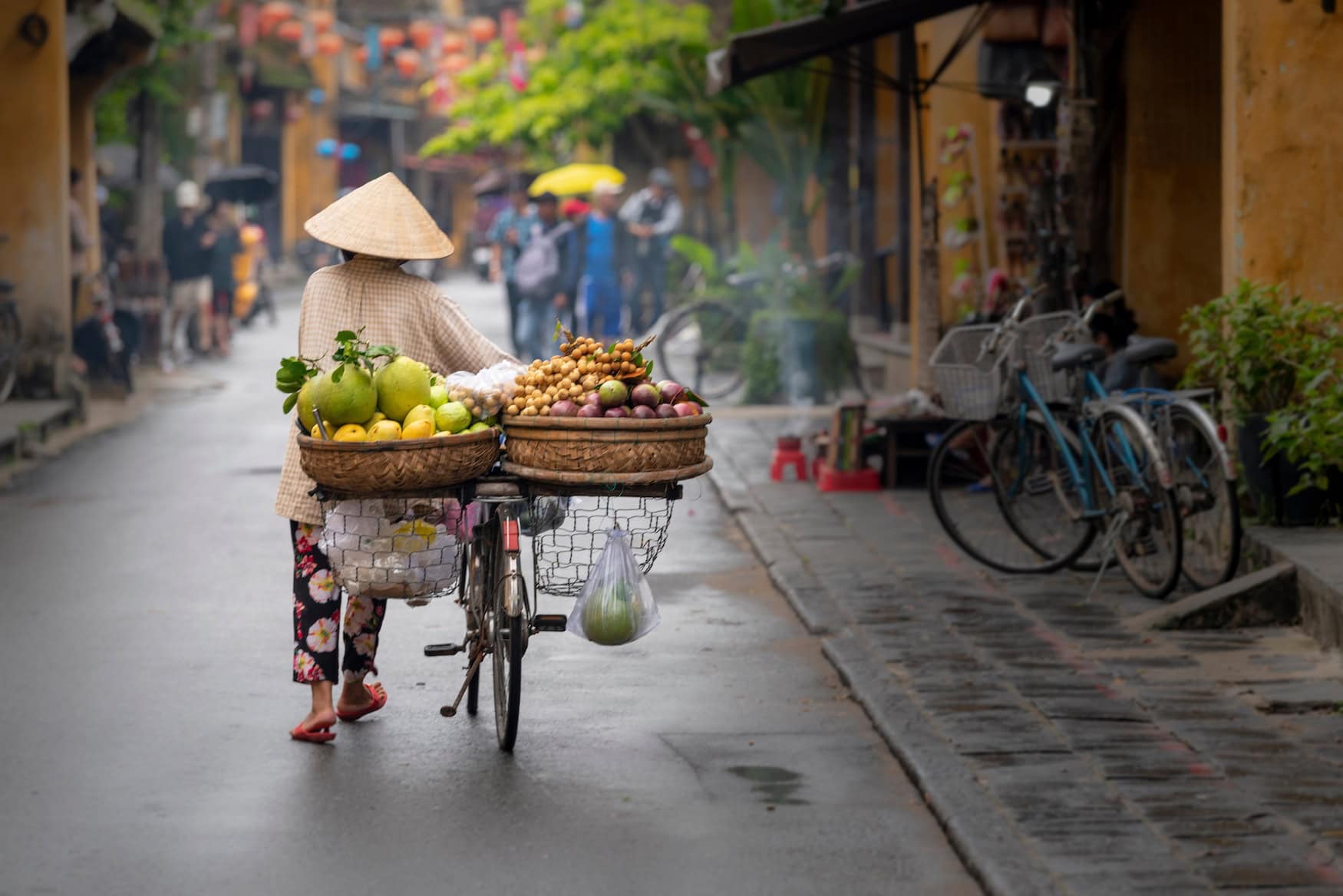 Frau auf dem Markt in HoiAn. Foto: Andrew W. Tucker/Shutterstock.com