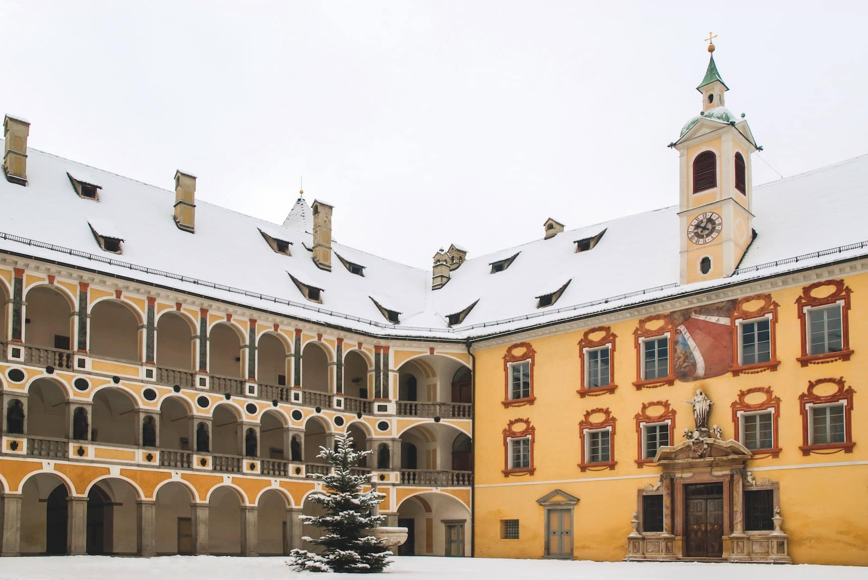 Hofburg Brixen im Winter