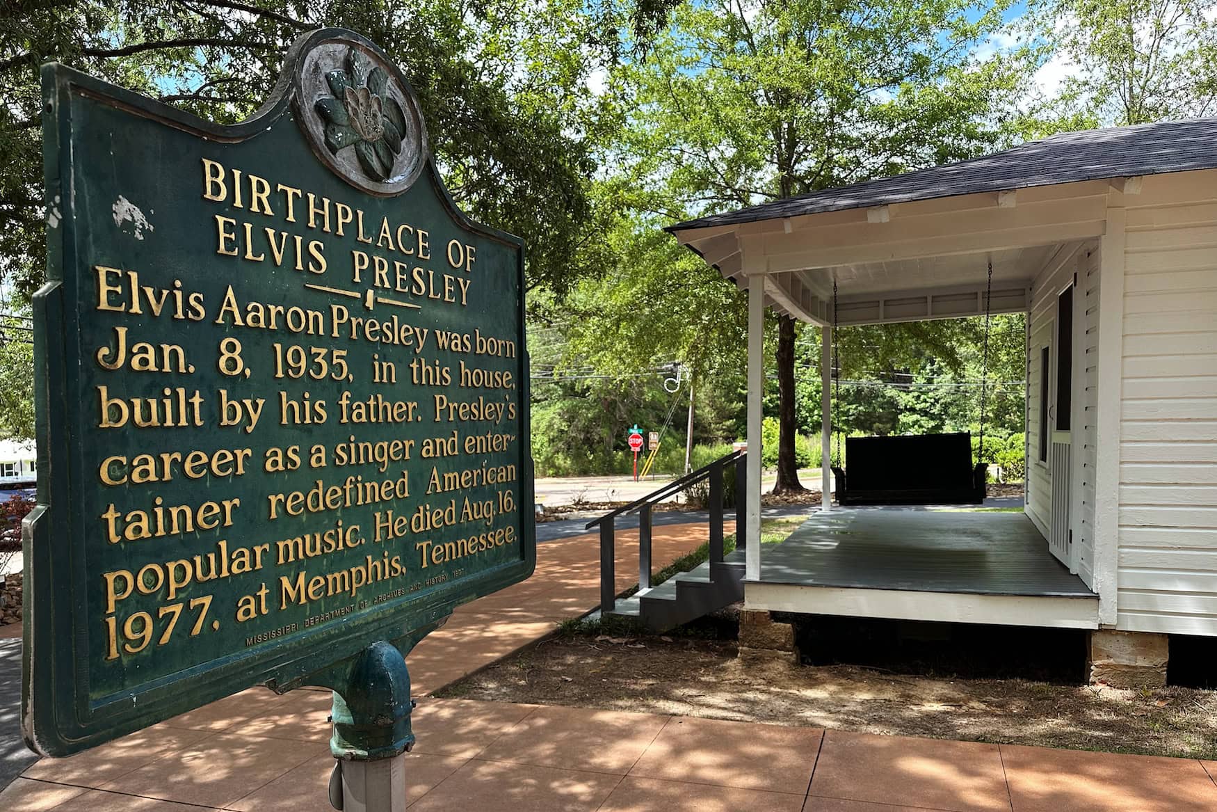 Geburtsort von Elvis Presley in Mississippi