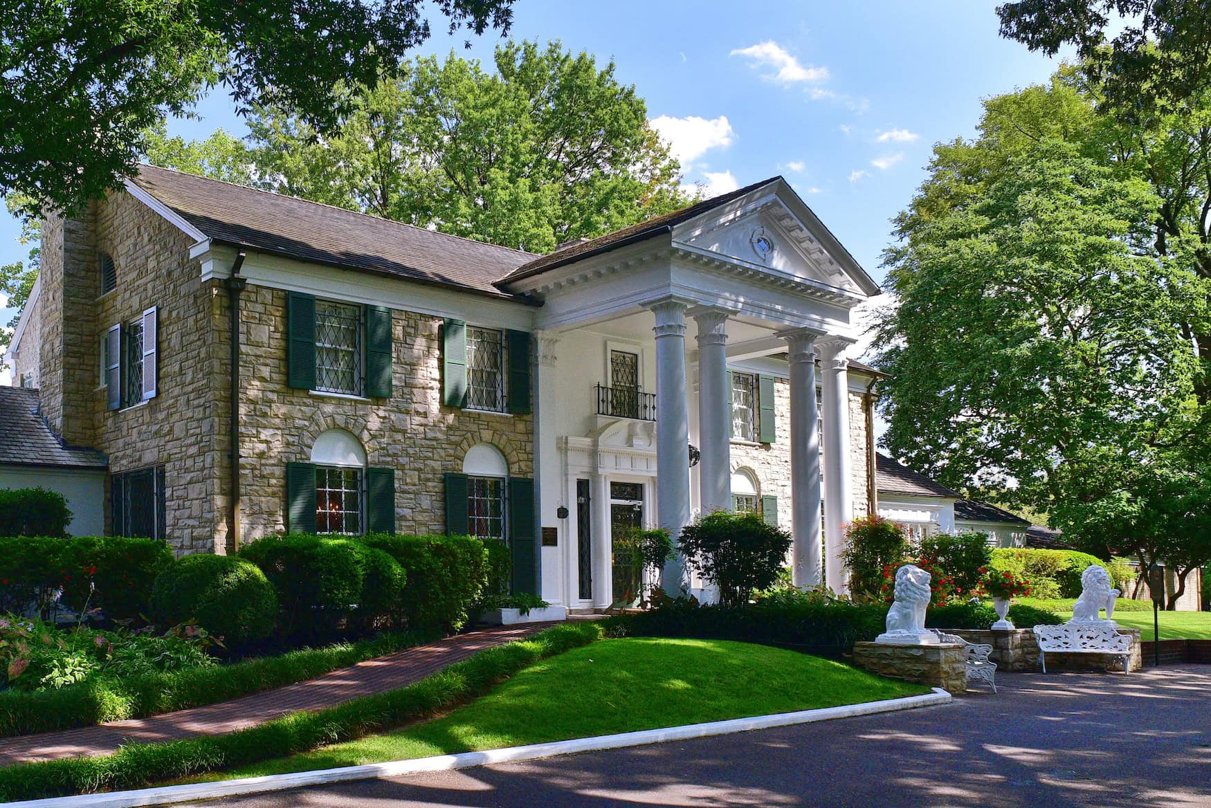 Graceland, der ehemalige Wohnort von Elvis Presley