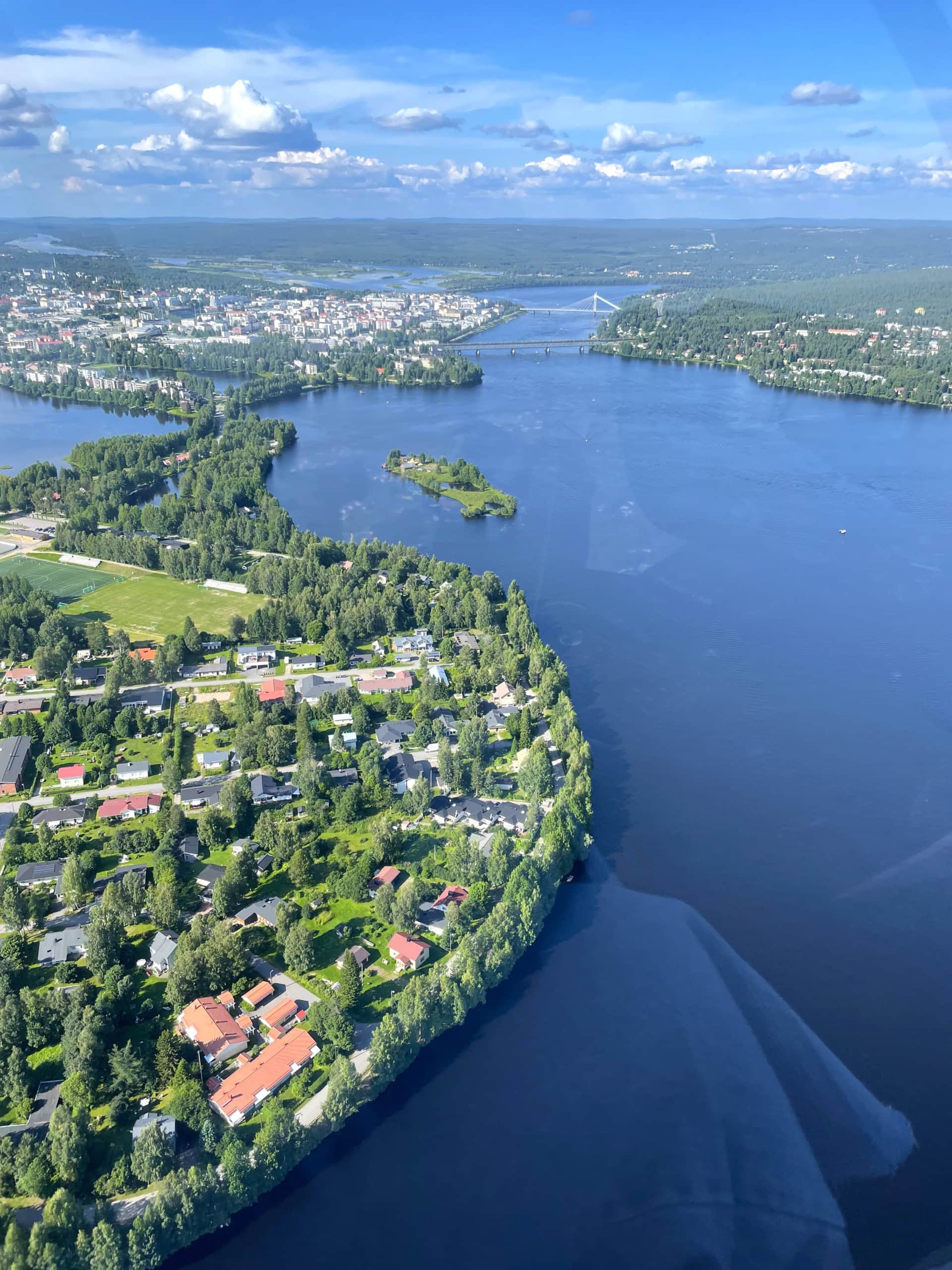 Helikopterflug über Rovaniemi mit Heliflight
