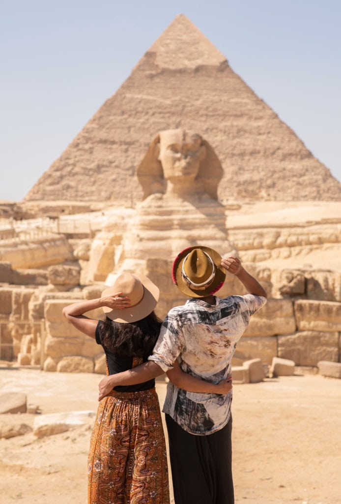 Die Sphinx in Gizeh.