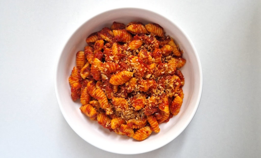 Pasta mit Nduja.
