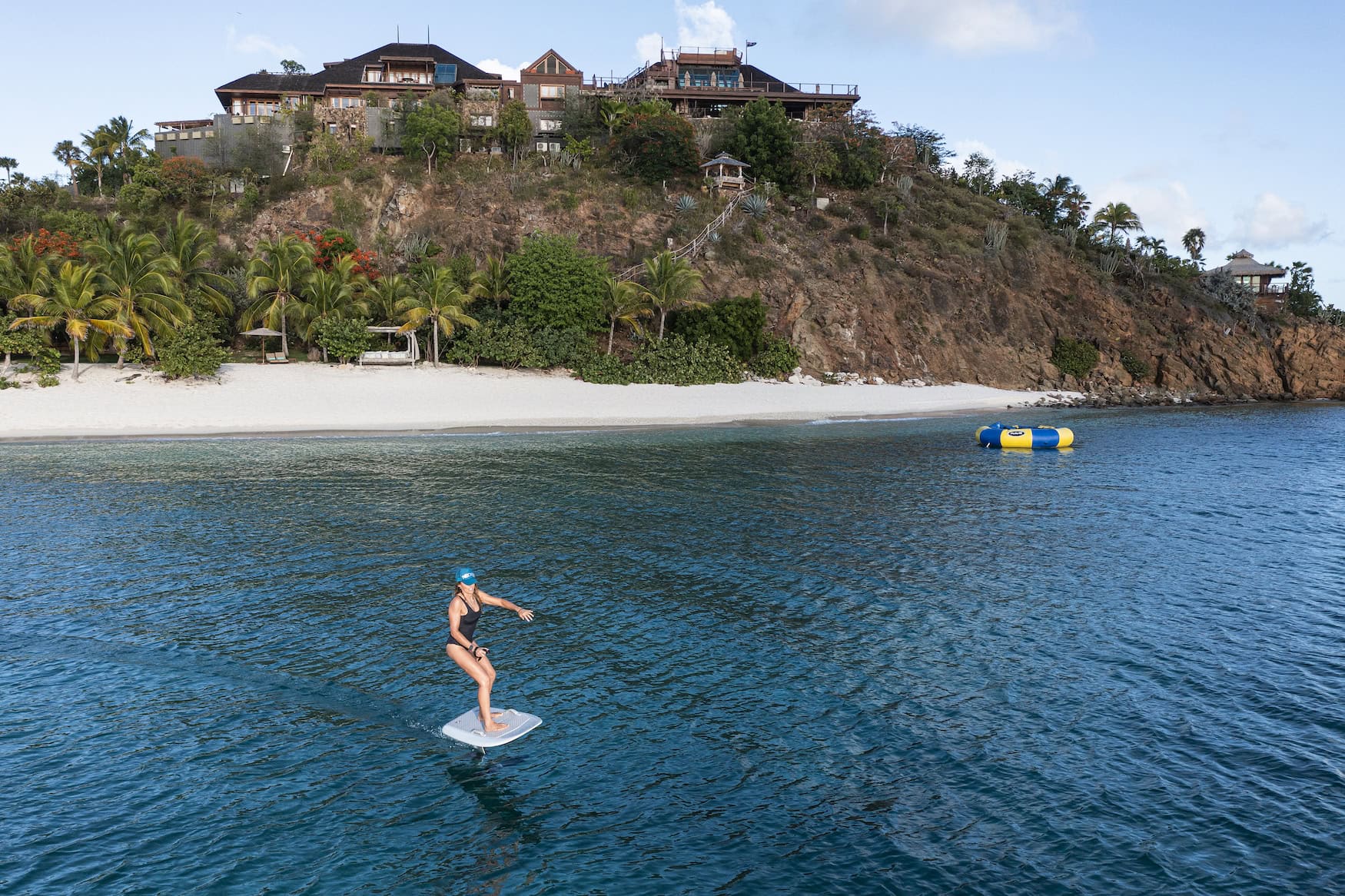 Wassersport vor Necker Island, einer Urlaubsinsel