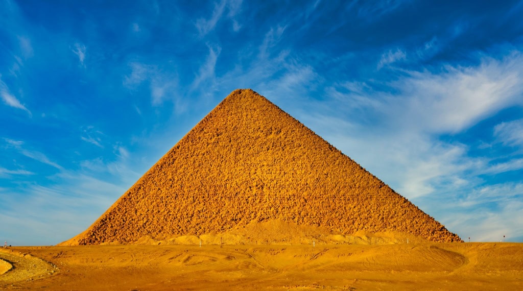 Die Rote Pyramide.