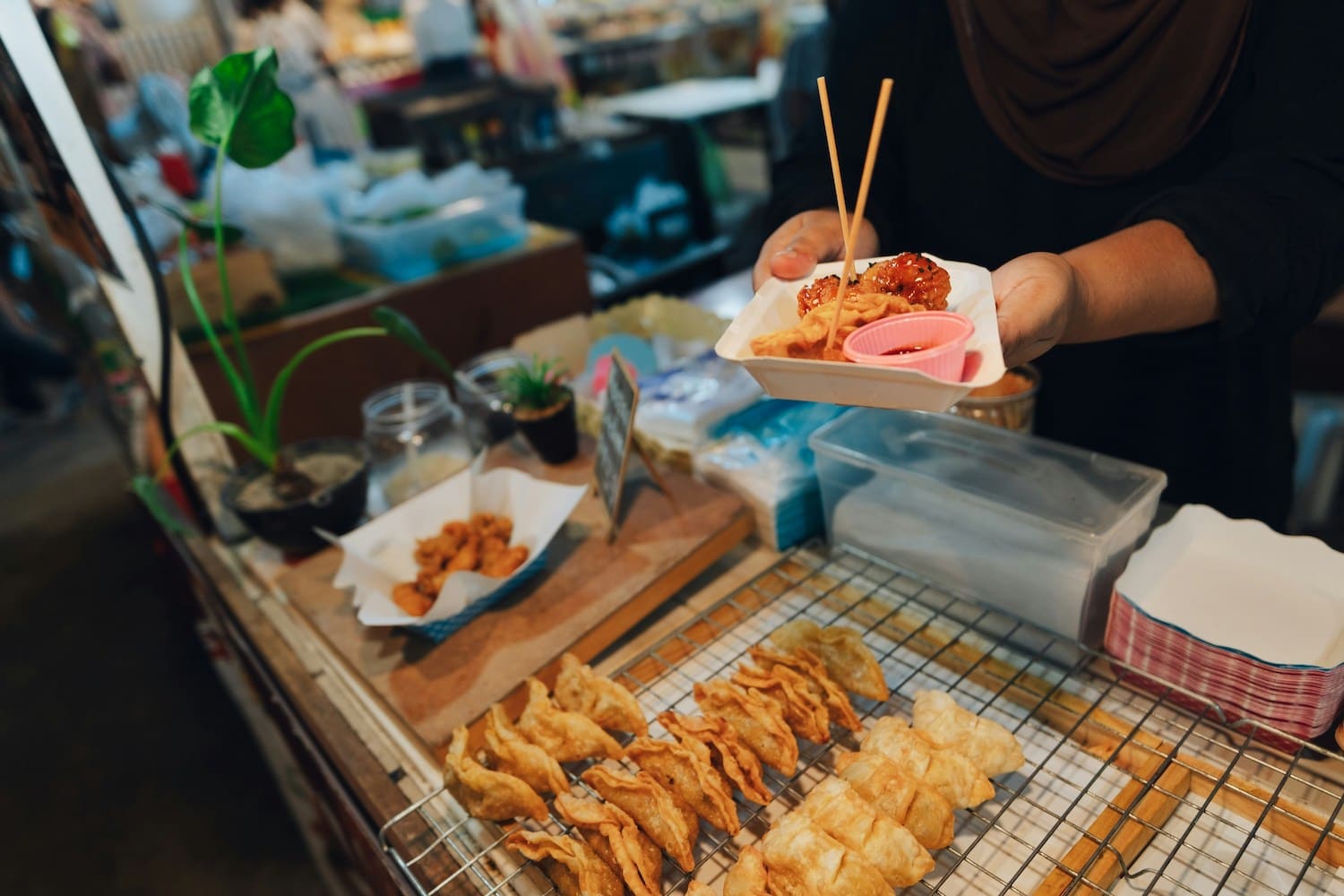 Streetfood-Verkauf in Singapur