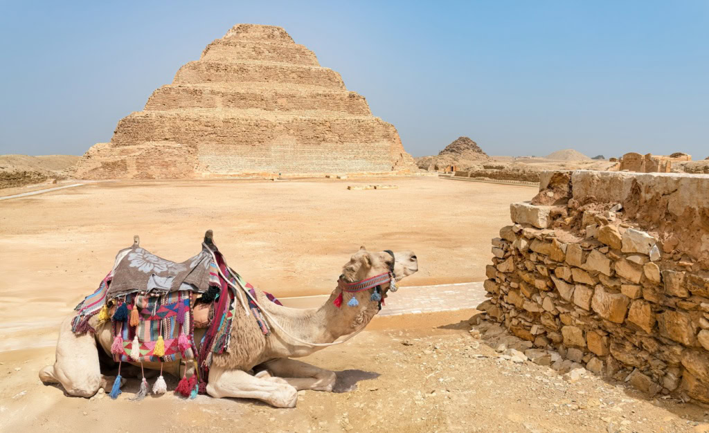 Die Stufenpyramide in Sakkara.
