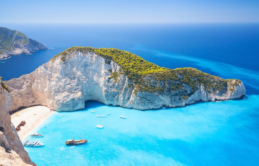 Paradiesstrand in Griechenland: Navagio Beach