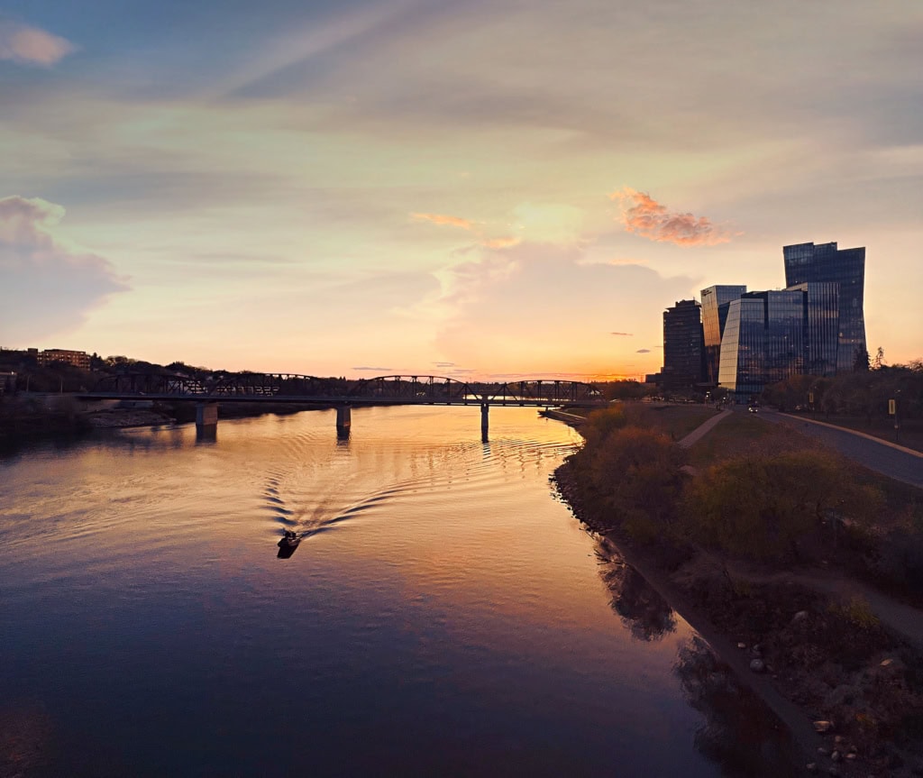 Saskatchewan River in Saskatoon