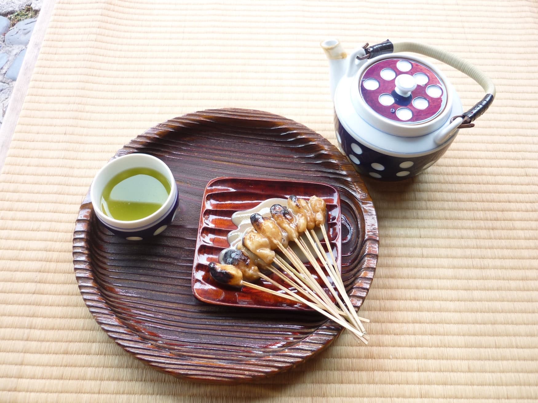 Essen im Restaurant Ichiwa in Kyoto
