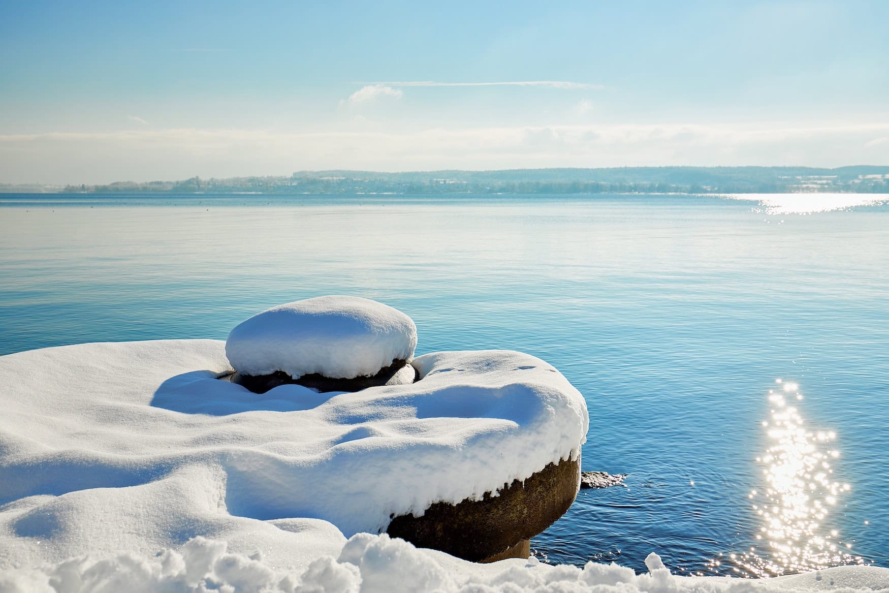 der Bodensee im Winter