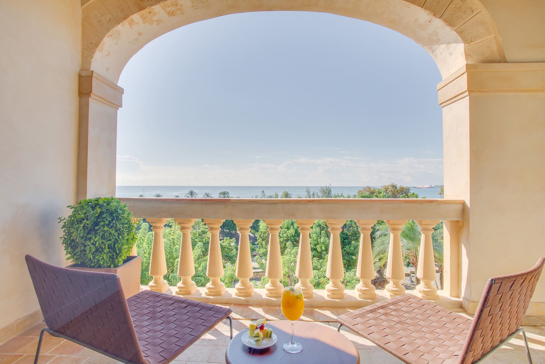 Aussicht aus einem Hotel in Palma
