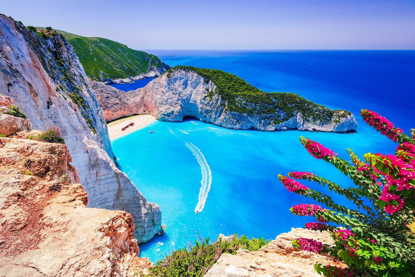 Paradiesstrand Navaigo Beach in Griechenland