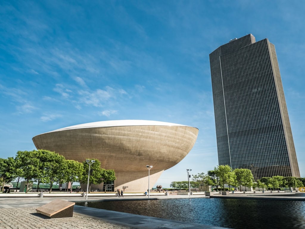 The Egg in Albany im Bundesstaat New York.