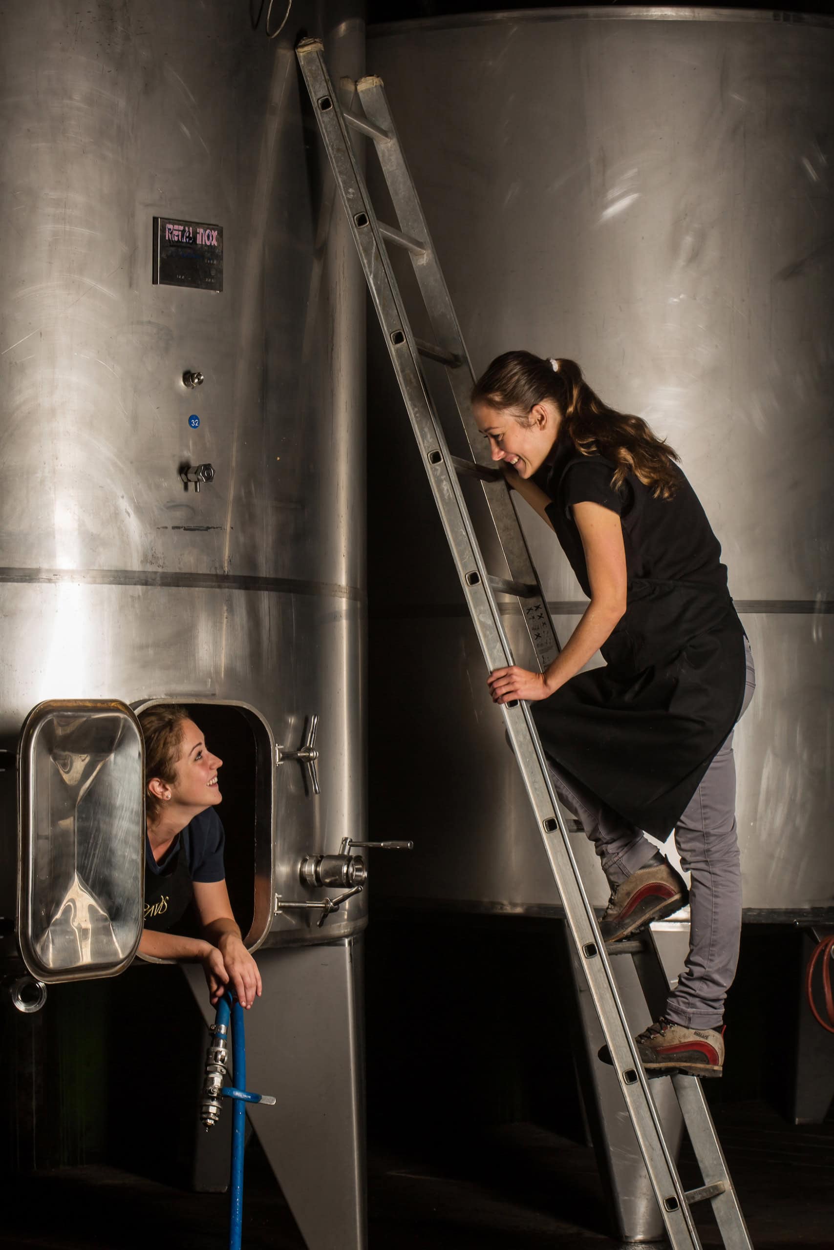 Giulia und Erika Pedrini vom Weingut Pravis