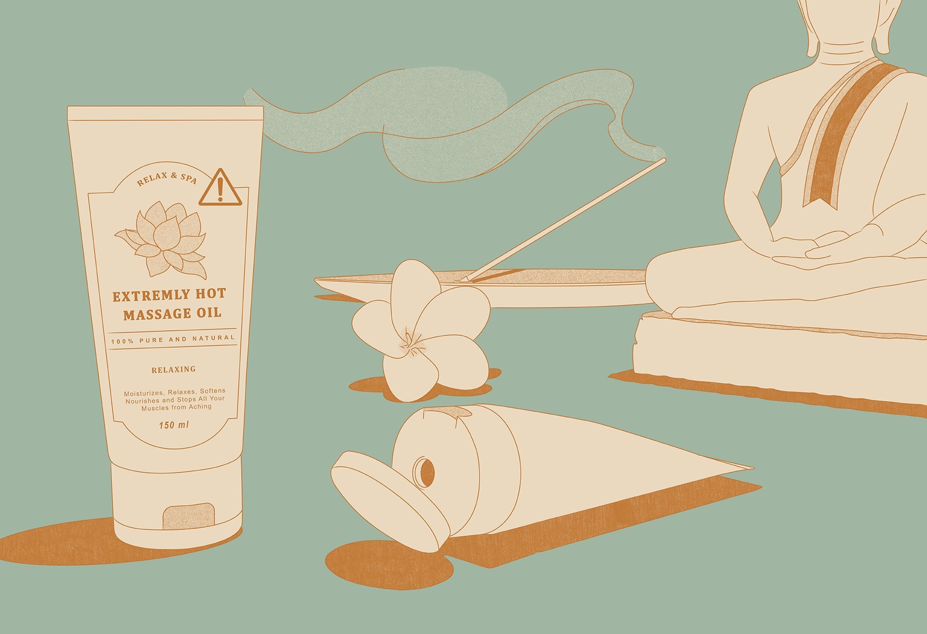 Sonnencreme Illustration