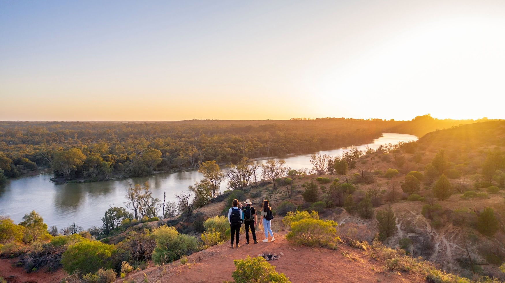 Wandern auf dem Murray River Walk