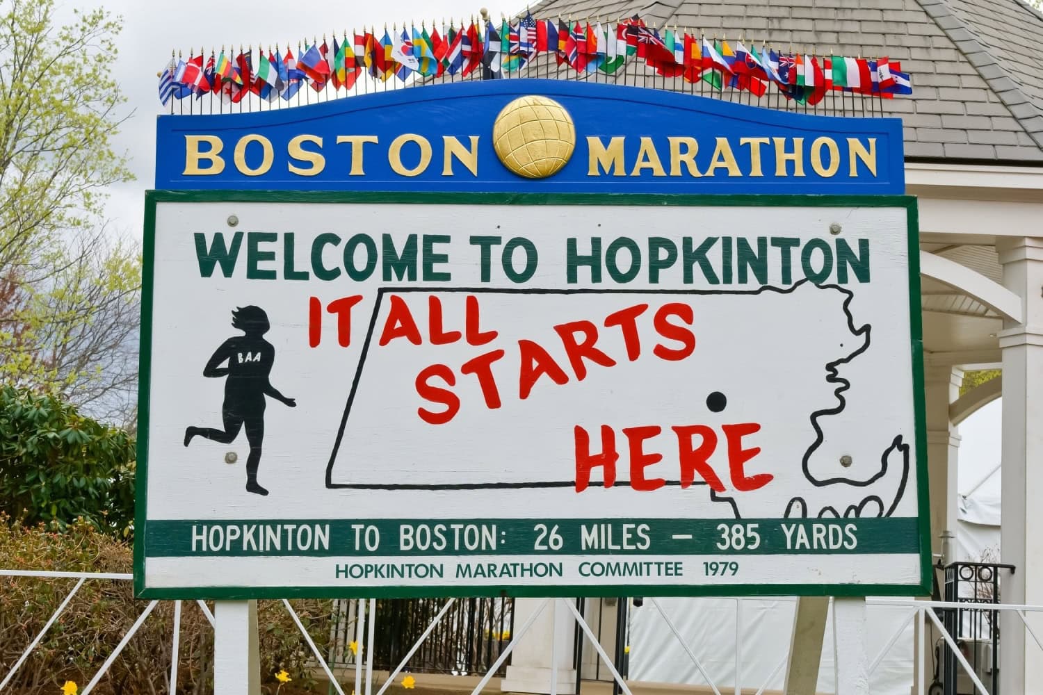 der Start vom Boston Marathon