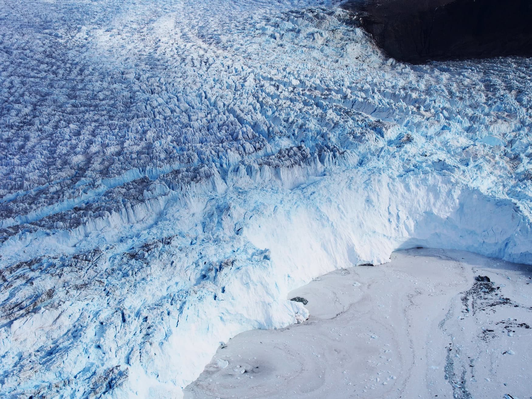Gletscher Eqi auf Grönland