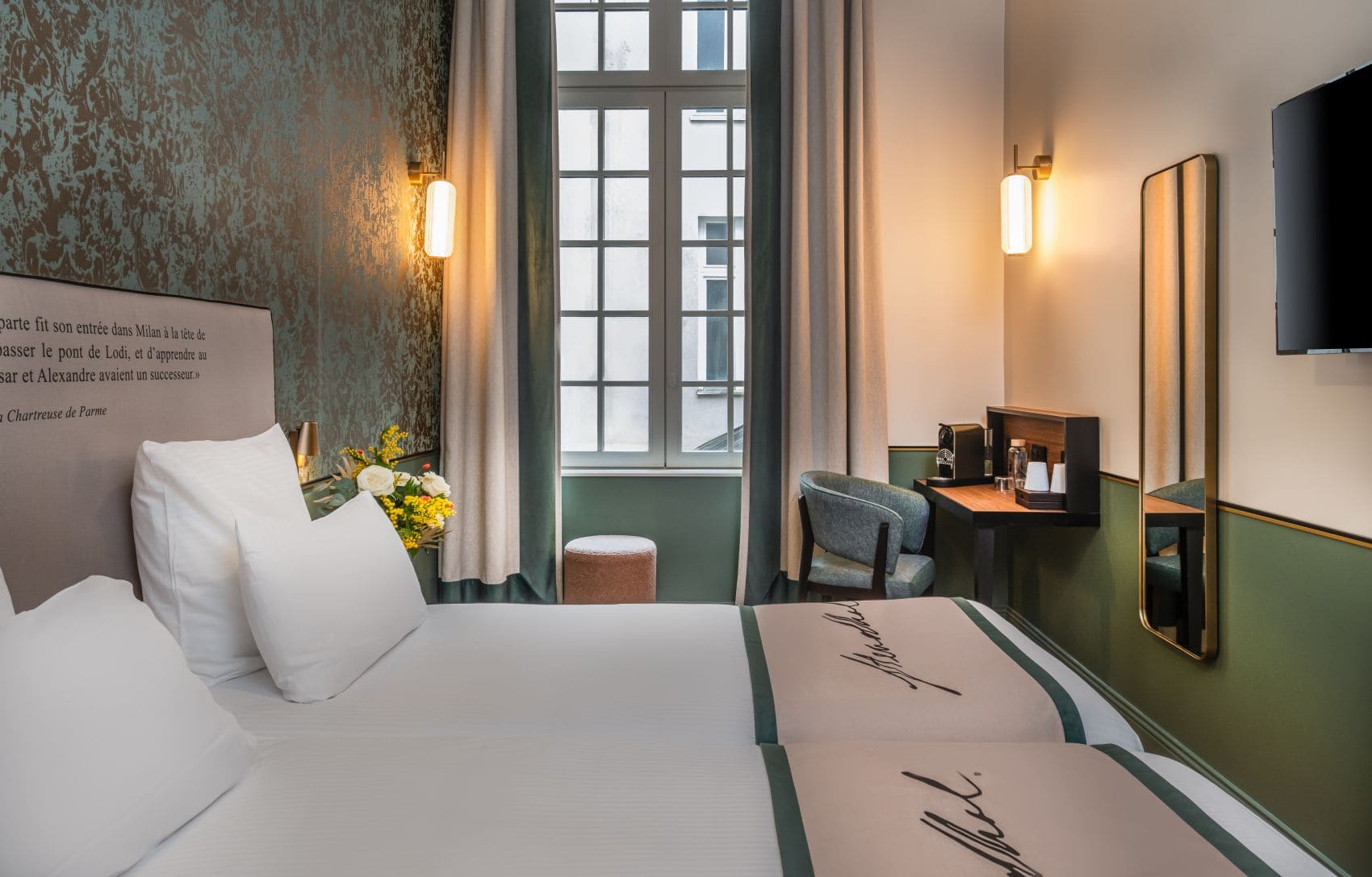 Zimmer im Hotel Litteraire Stendhal in Nancy