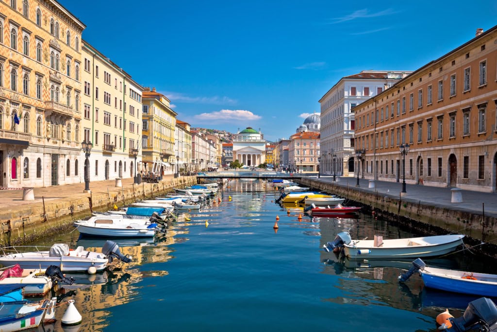 Kanal in Triest