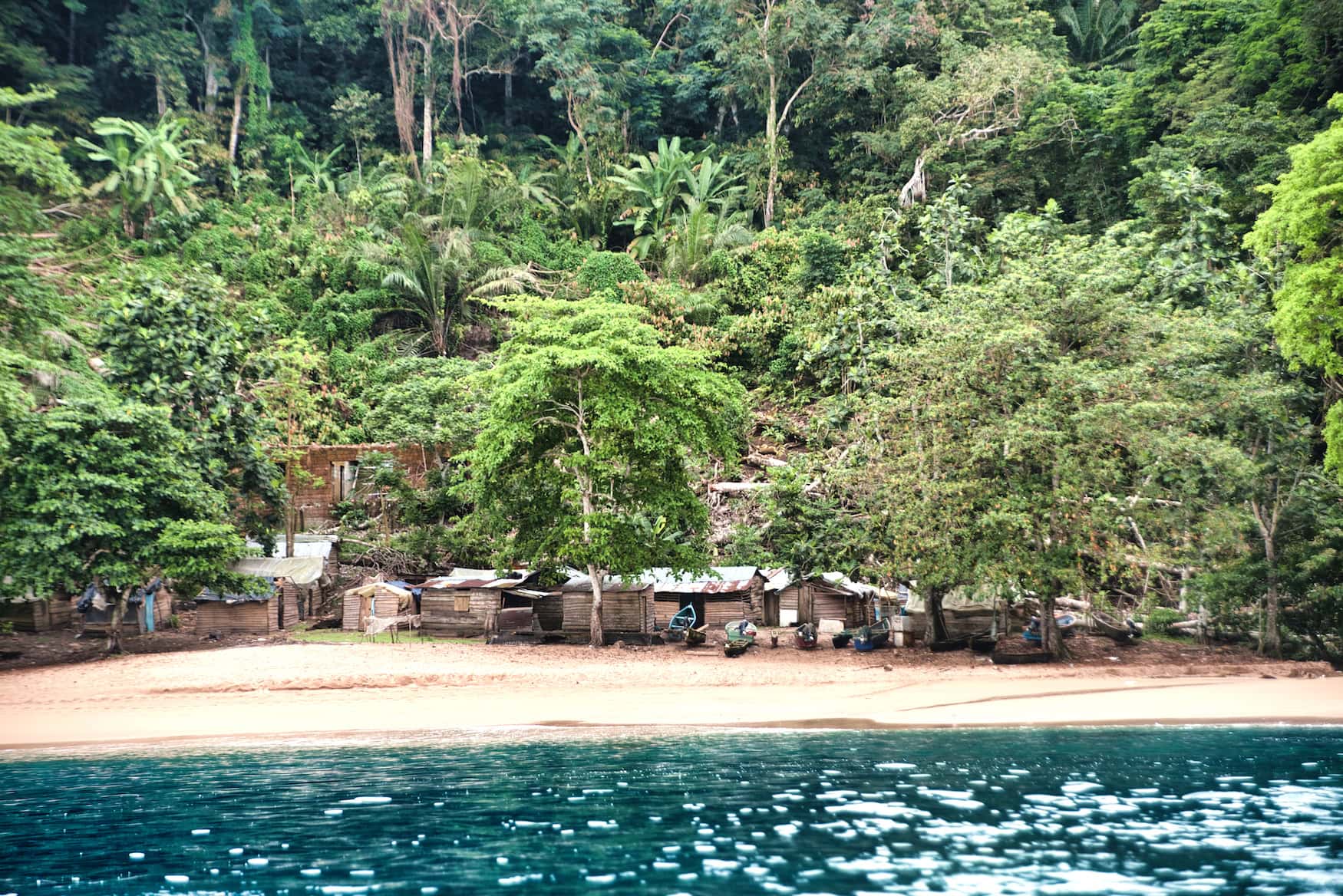 Dorf auf São Tomé und Príncipe