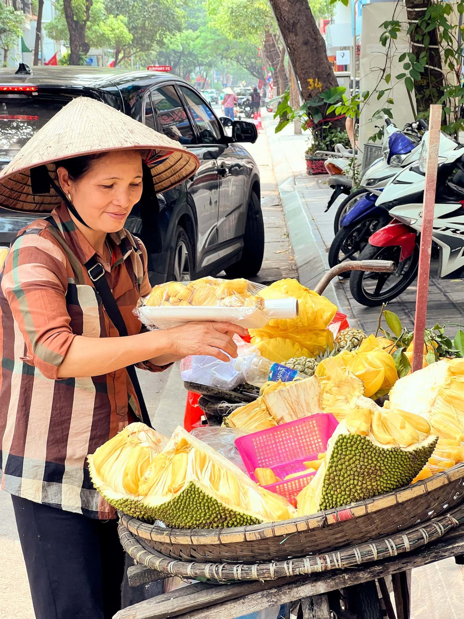 Frau in Hanoi