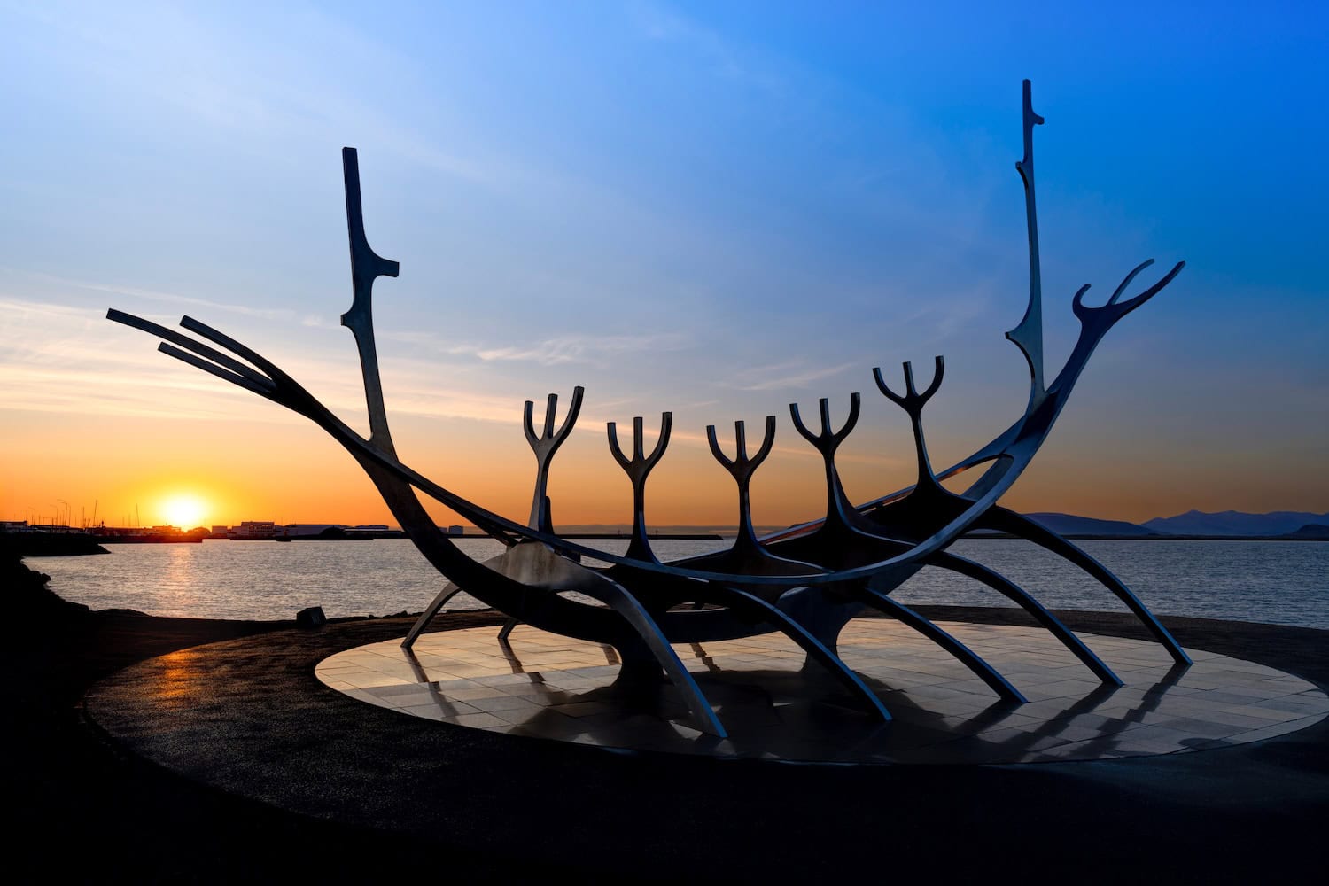 Solfar Wikingerfigur in Reykjavík