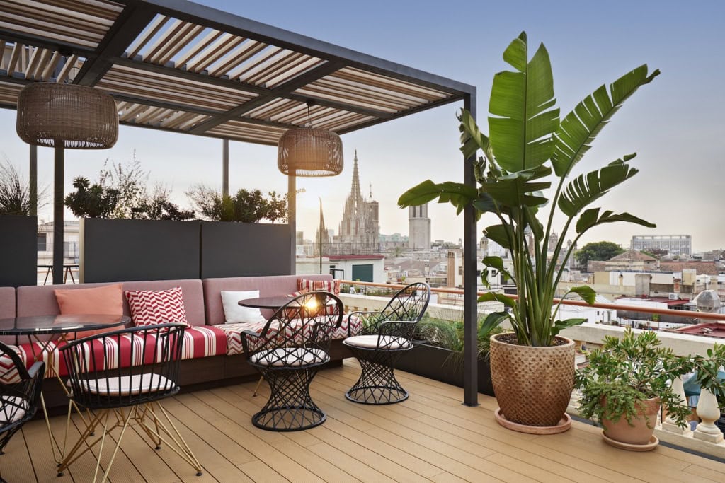 Rooftop in Barcelona