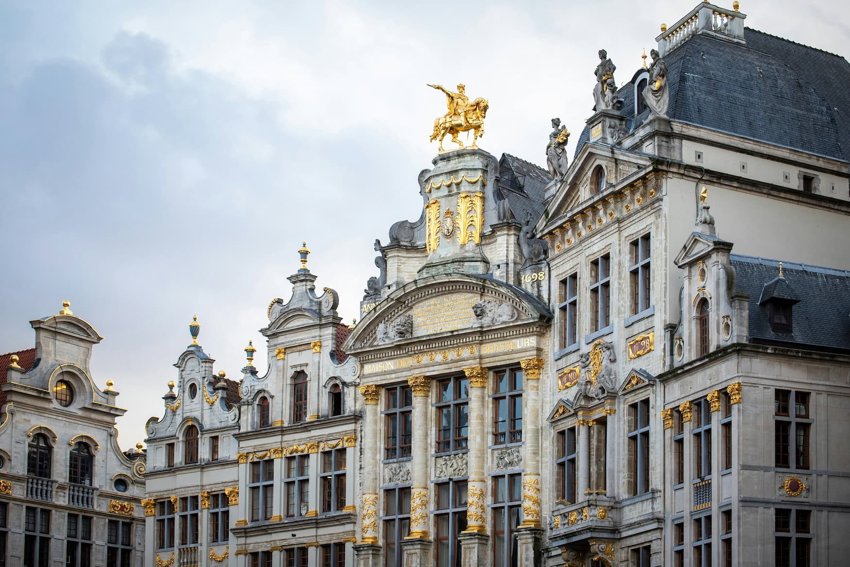 historische Fassaden in Brüssel