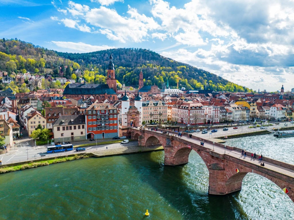 Blick auf Heidelberg.