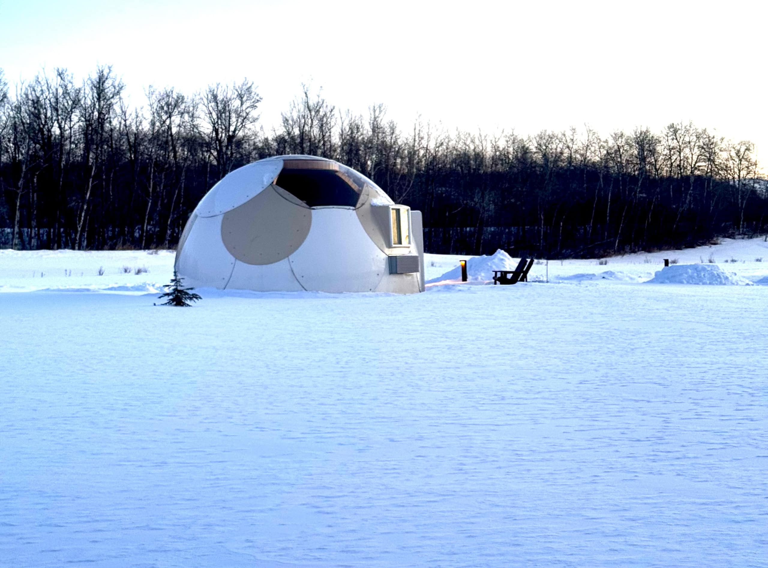 Sky Watching Dome in Métis Crossing in Alberta